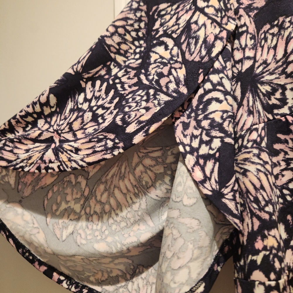 Cato Butterfly Print Babydoll Size 22 Plus Flowy Boho Fairycore Cottagecore - Picture 8 of 10